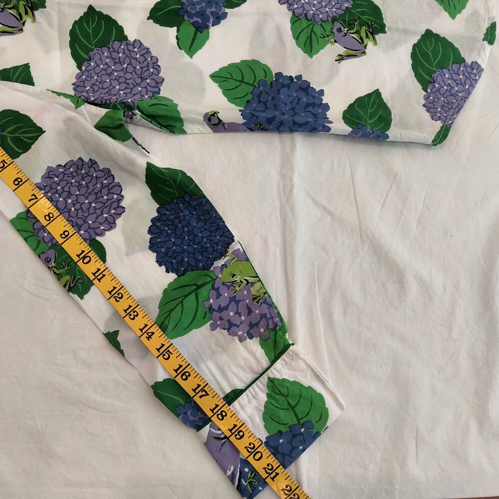 Printfresh  button-down pajama top 100% organic Cotton size S - Picture 5 of 6